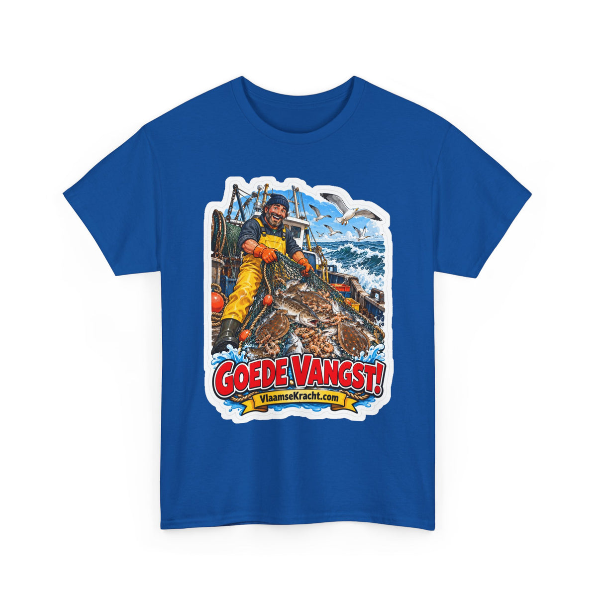 GOEDE VANGST! Unisex T-shirt | De Visser | VlaamseKracht®