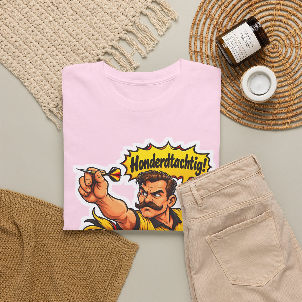 HONDERDTACHTIG! Unisex T-shirt | Darts | VlaamseKracht®