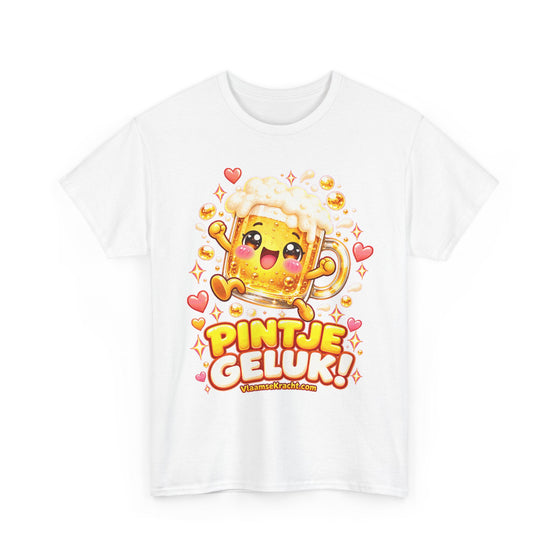 PINTJE GELUK! Unisex T-shirt | Kawaii | VlaamseKracht®