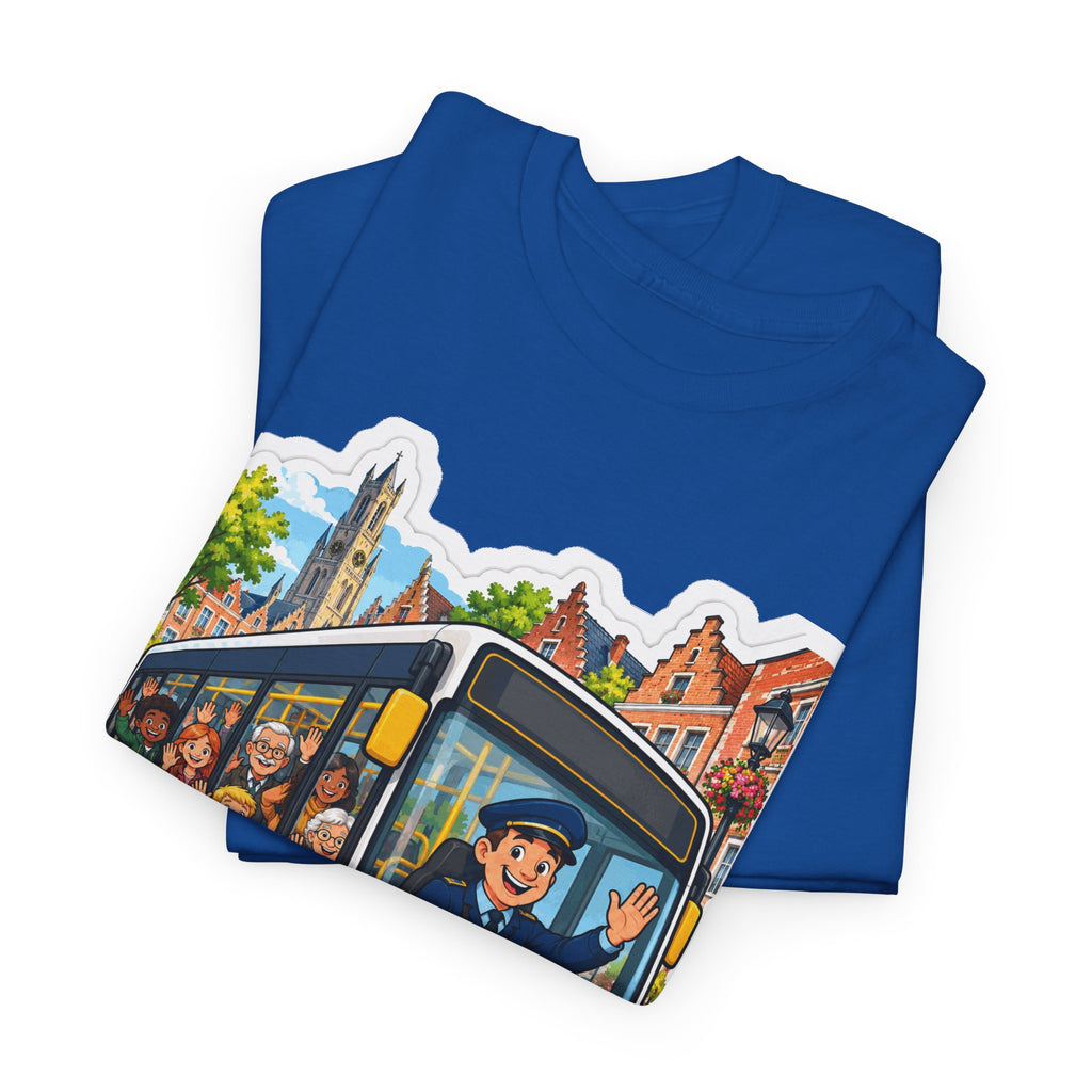 IEDEREEN MEE! Unisex T-shirt | De Buschauffeur | VlaamseKracht®