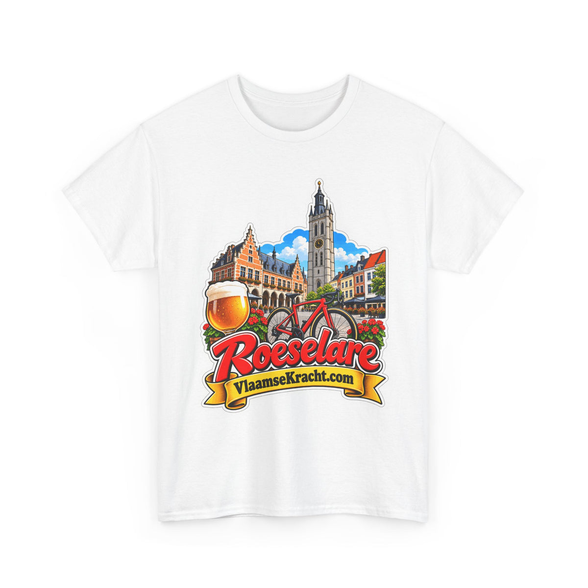 ROESELARE Unisex T-shirt | Vlaamse Stad | VlaamseKracht®