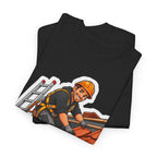 DROOG BOVEN HET HOOFD! Unisex T-shirt | De Dakwerker | VlaamseKracht®