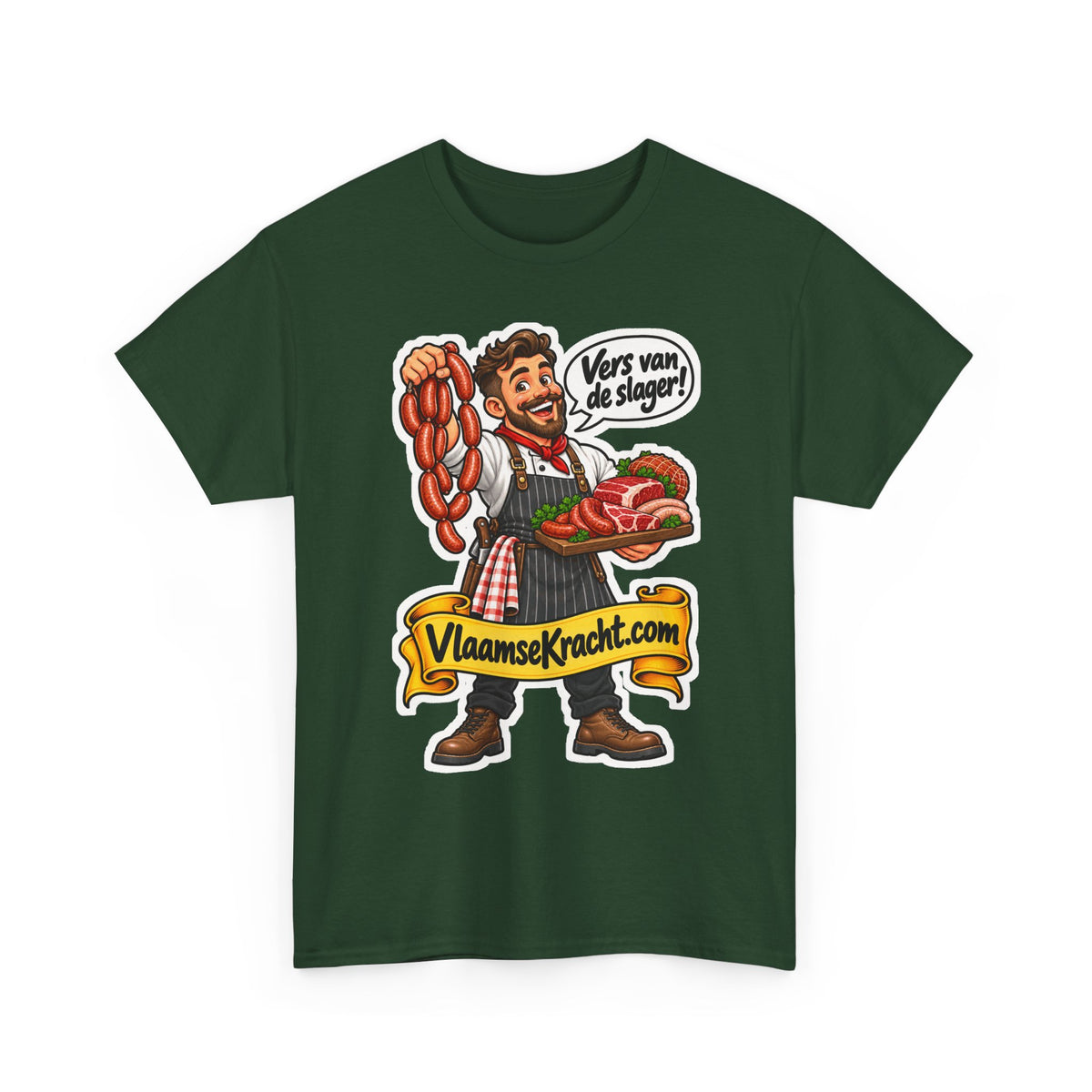 VERS VAN DE SLAGER! Unisex T-shirt | De Slager | VlaamseKracht®