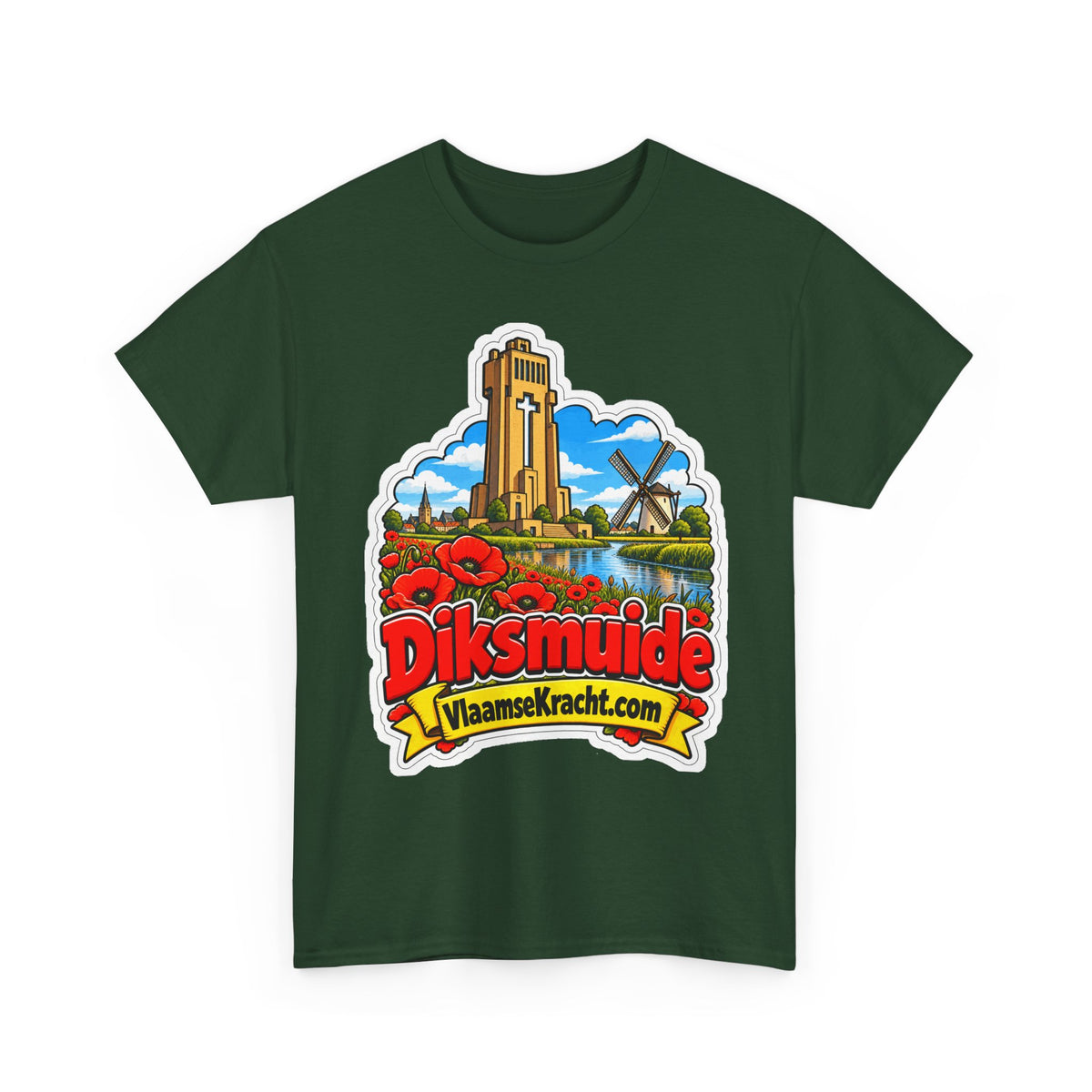 DIKSMUIDE Unisex T-shirt | Vlaamse Stad | VlaamseKracht®