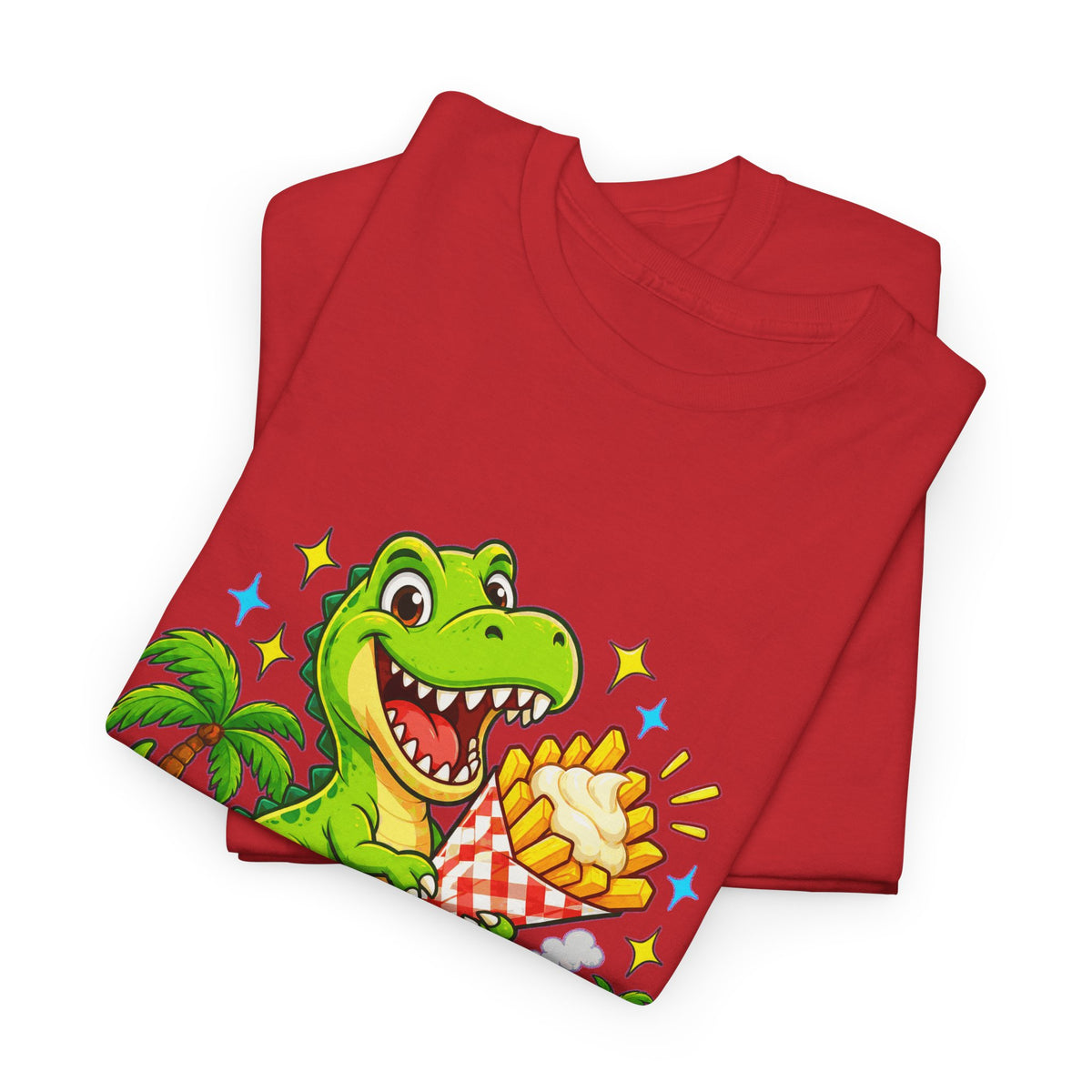 FRIETOSAURUS! Unisex T-shirt | Cartoon | VlaamseKracht®