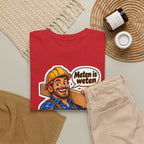 METEN IS WETEN Unisex T-shirt | Vlaams Vakmanschap | VlaamseKracht®