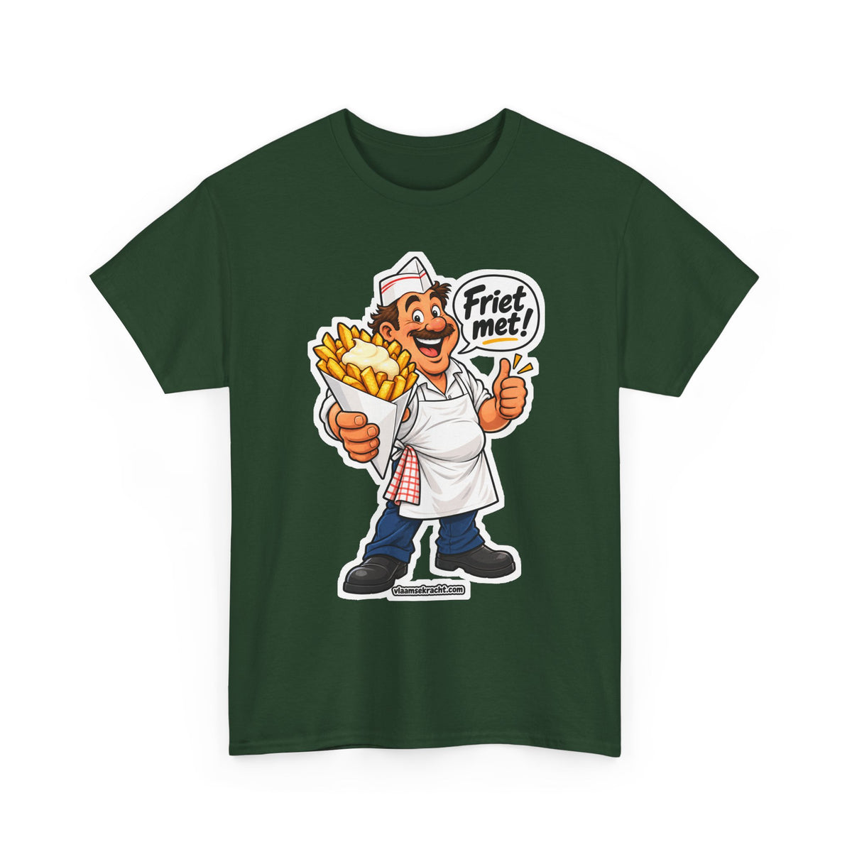 FRIET MET! Unisex T-shirt | Vlaamse Frituur | VlaamseKracht®