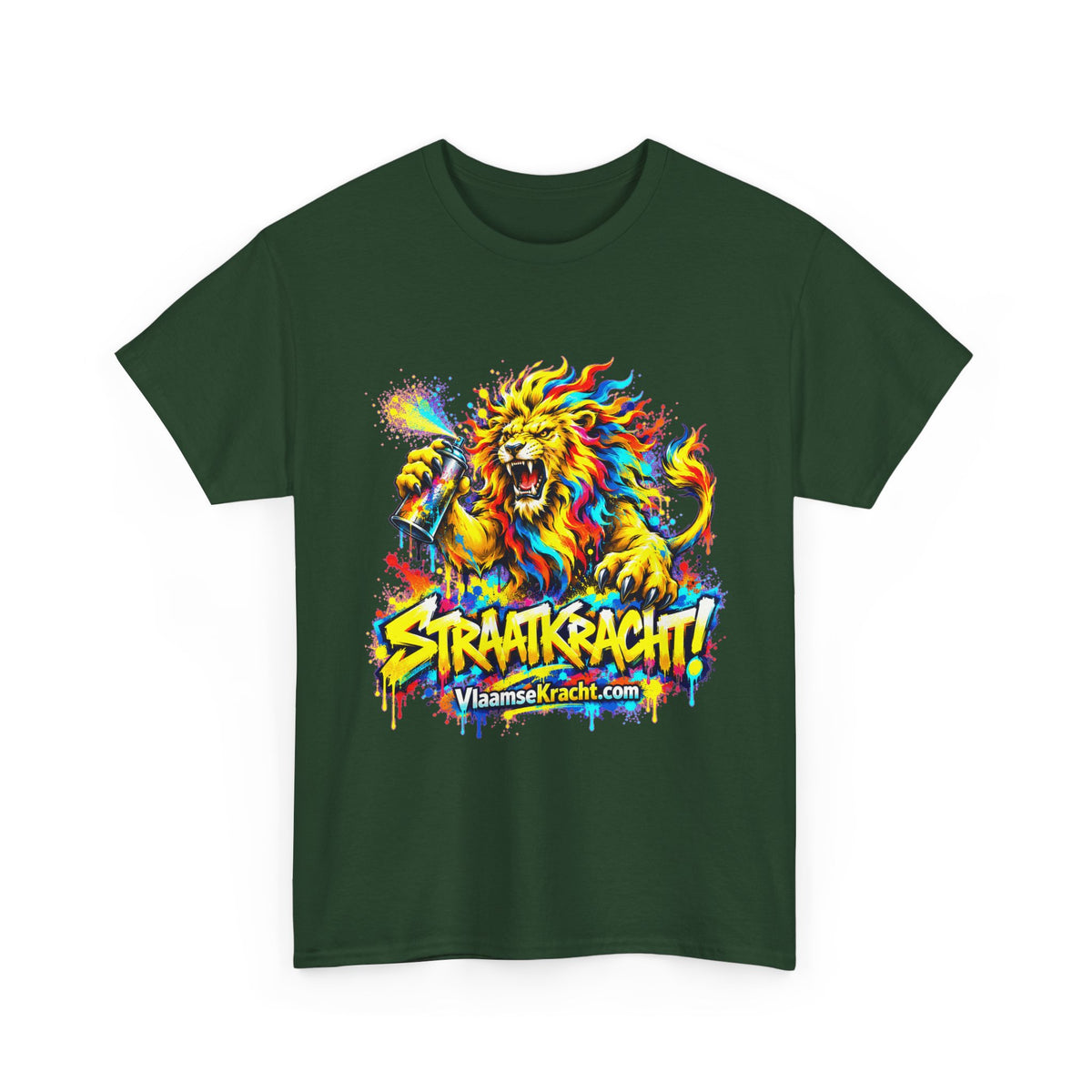 STRAATKRACHT! Unisex T-shirt | Graffiti | VlaamseKracht®