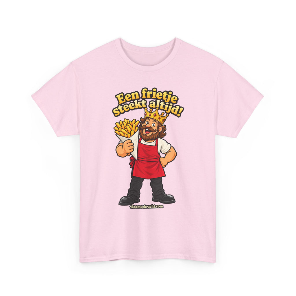 FRIETKONING Unisex T-shirt | Vlaamse Humor | VlaamseKracht®