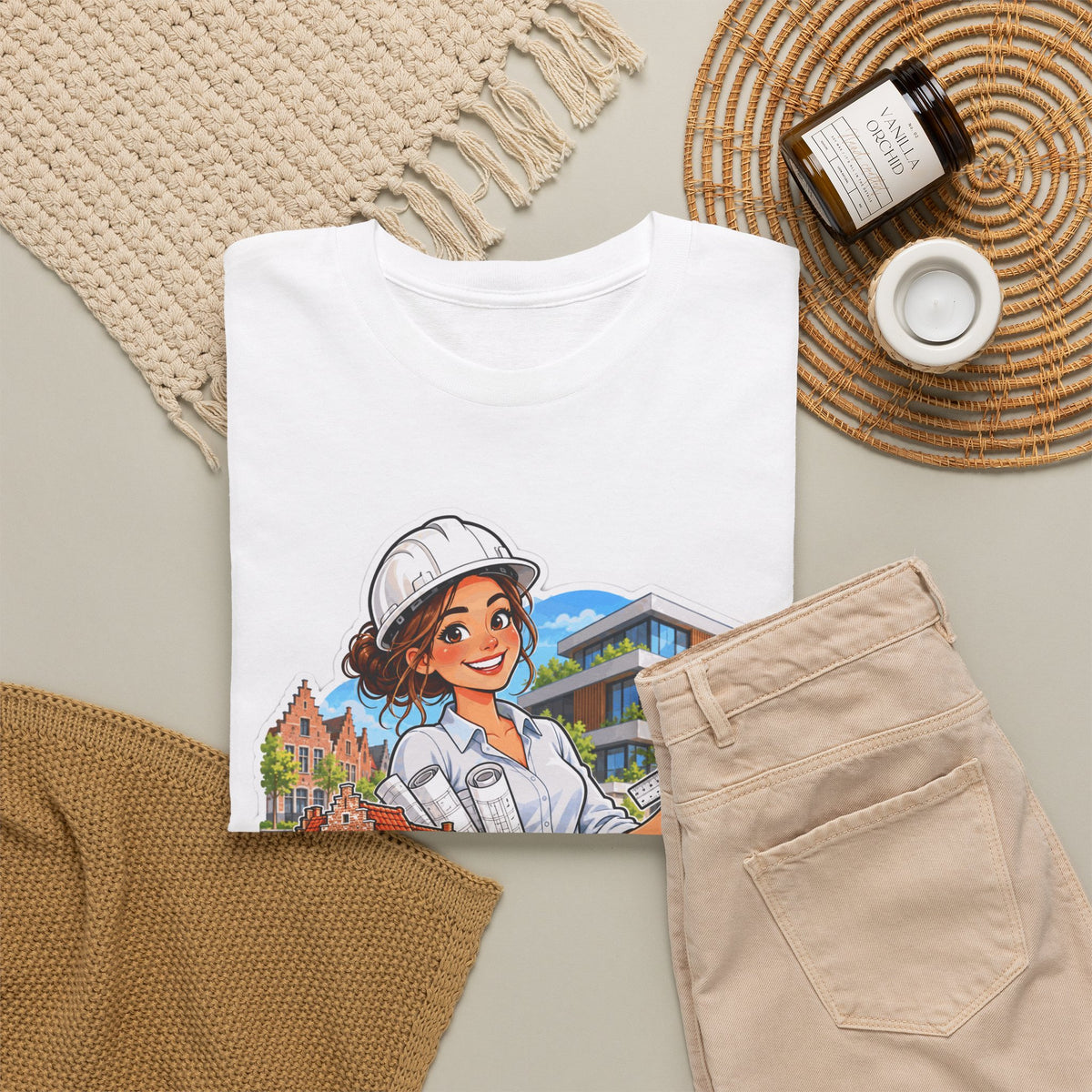 PLANNEN WORDEN REALITEIT! Unisex T-shirt | De Architect | VlaamseKracht®