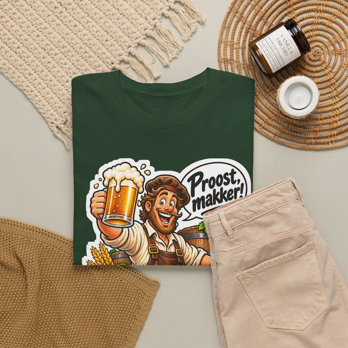 PROOST, MAKKER! Unisex T-shirt | De Brouwer | VlaamseKracht®