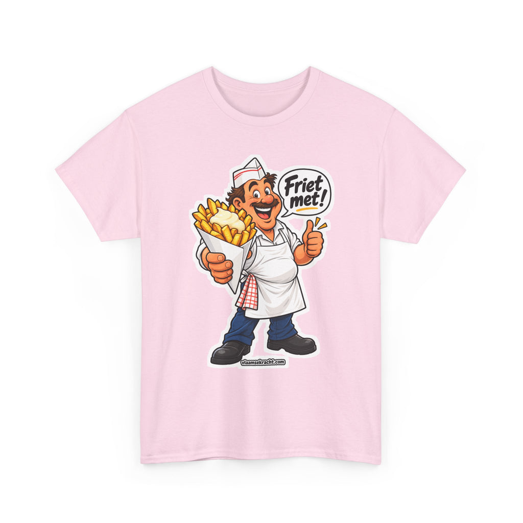 FRIET MET! Unisex T-shirt | Vlaamse Frituur | VlaamseKracht®