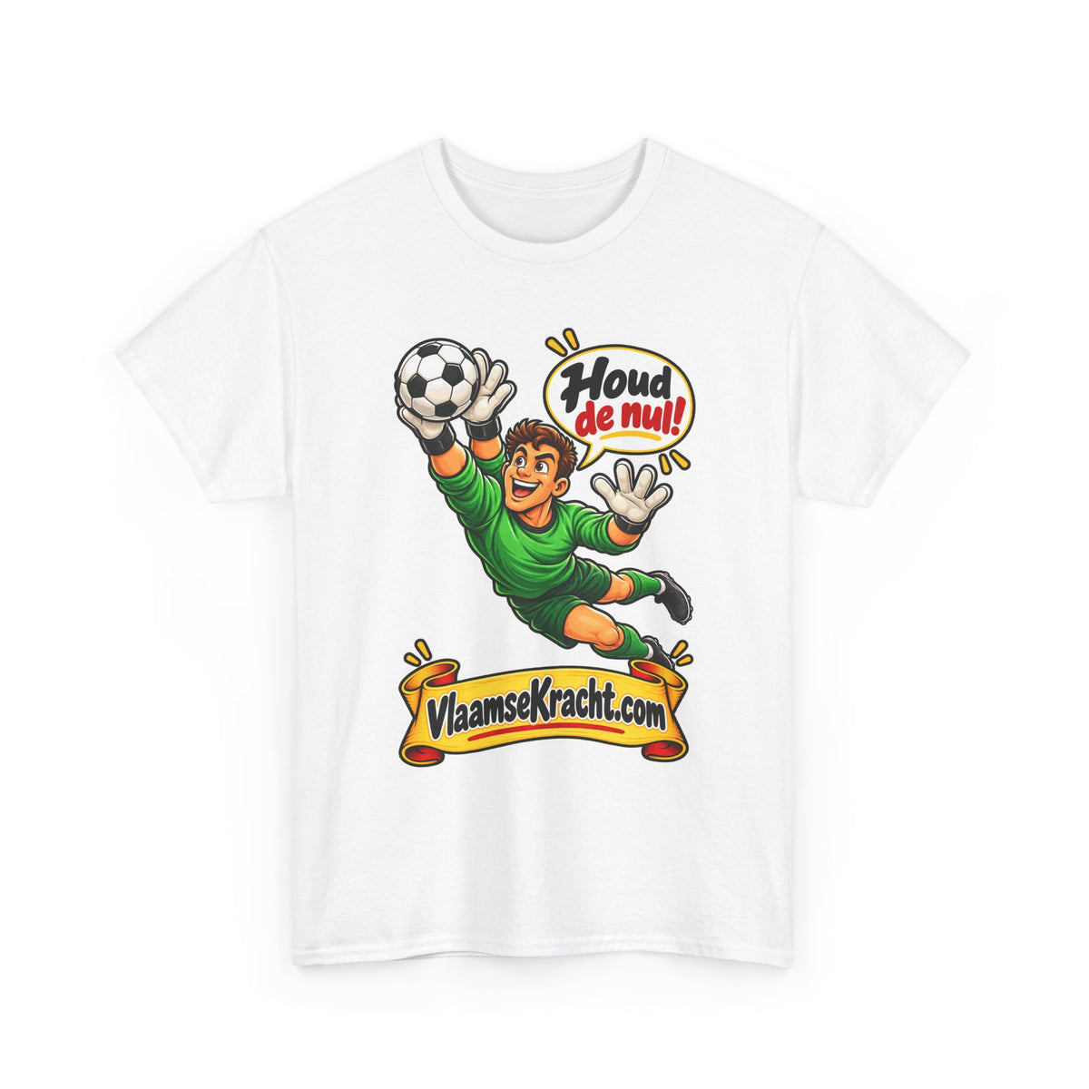 HOUD DE NUL! Unisex T-shirt | Voetbal Supporter | VlaamseKracht®