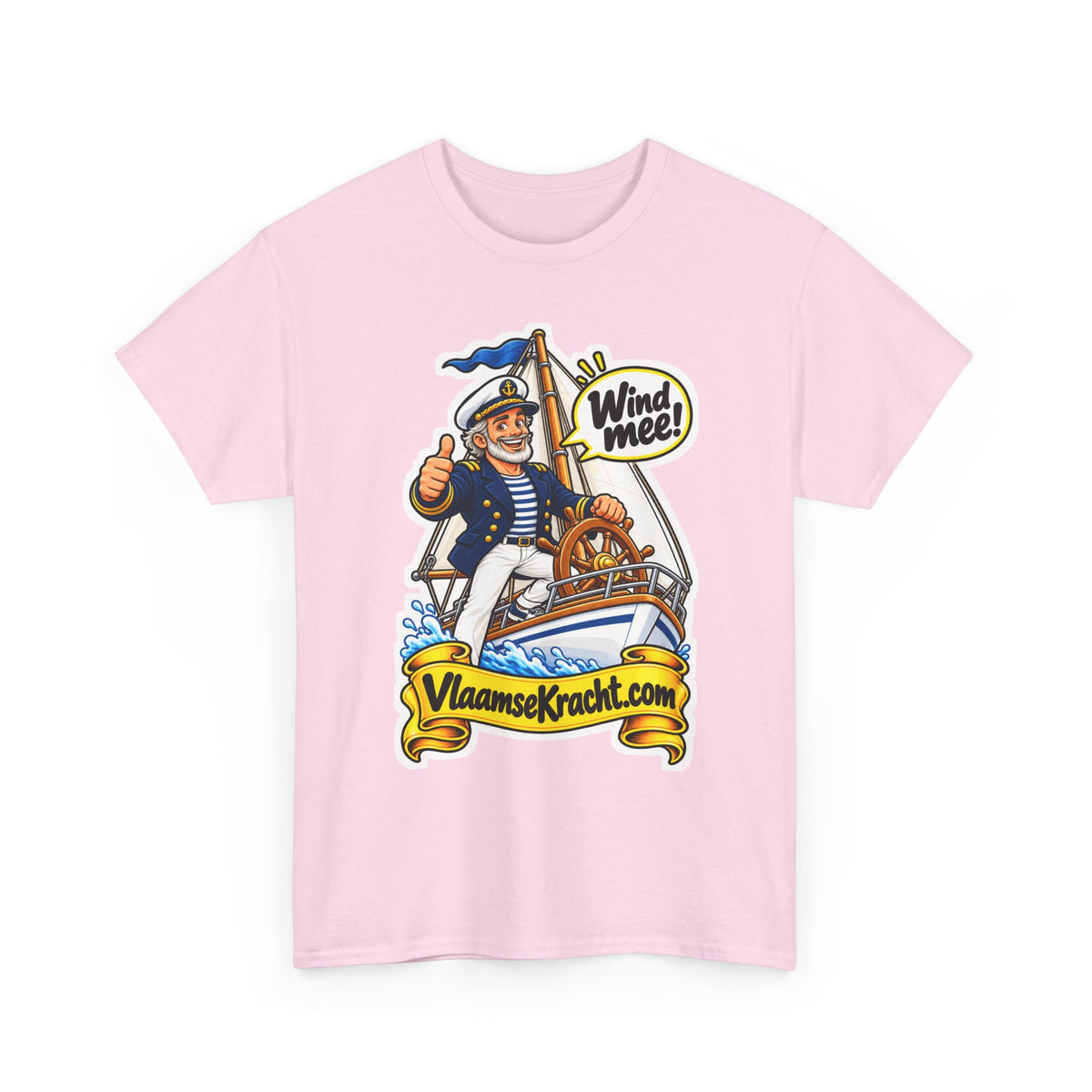 WIND MEE! Unisex T-shirt | De Zeiler | VlaamseKracht®