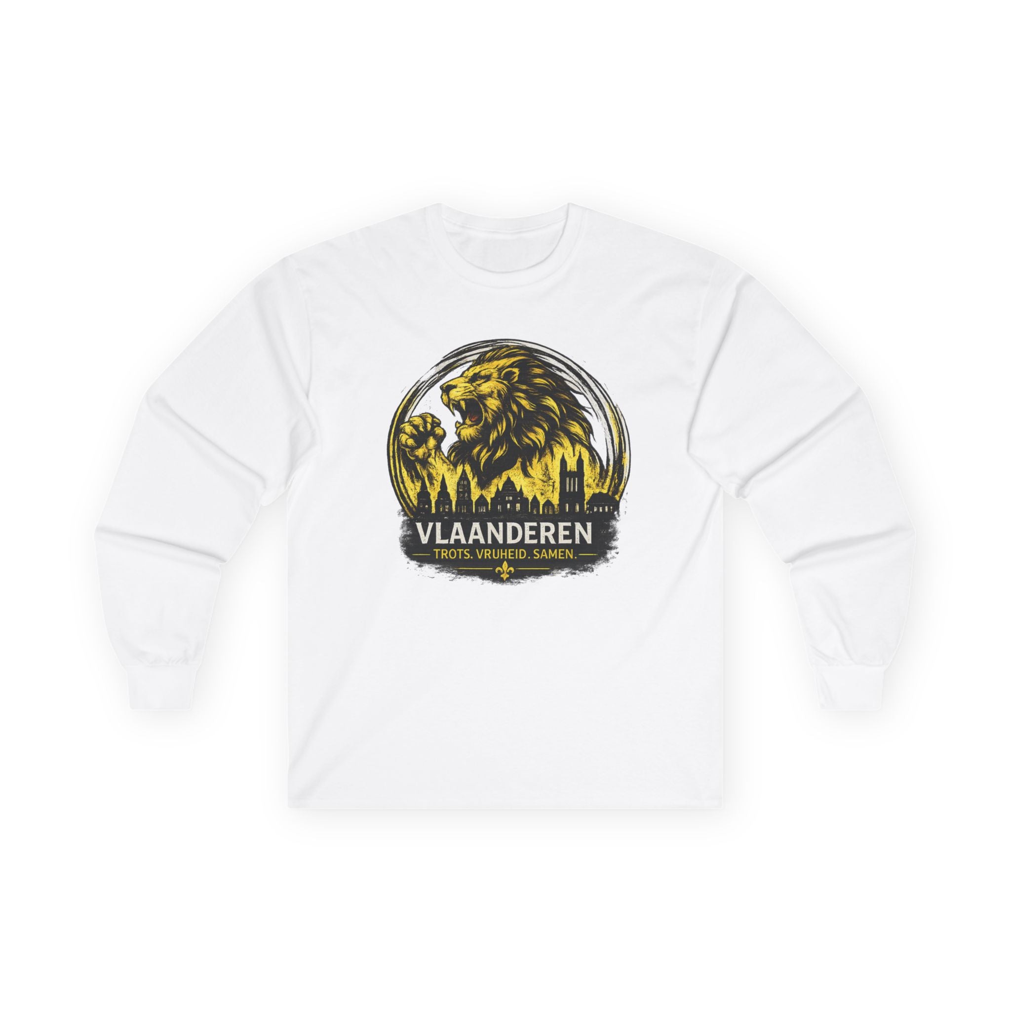 Vlaanderen Lion Crest Long Sleeve Tee