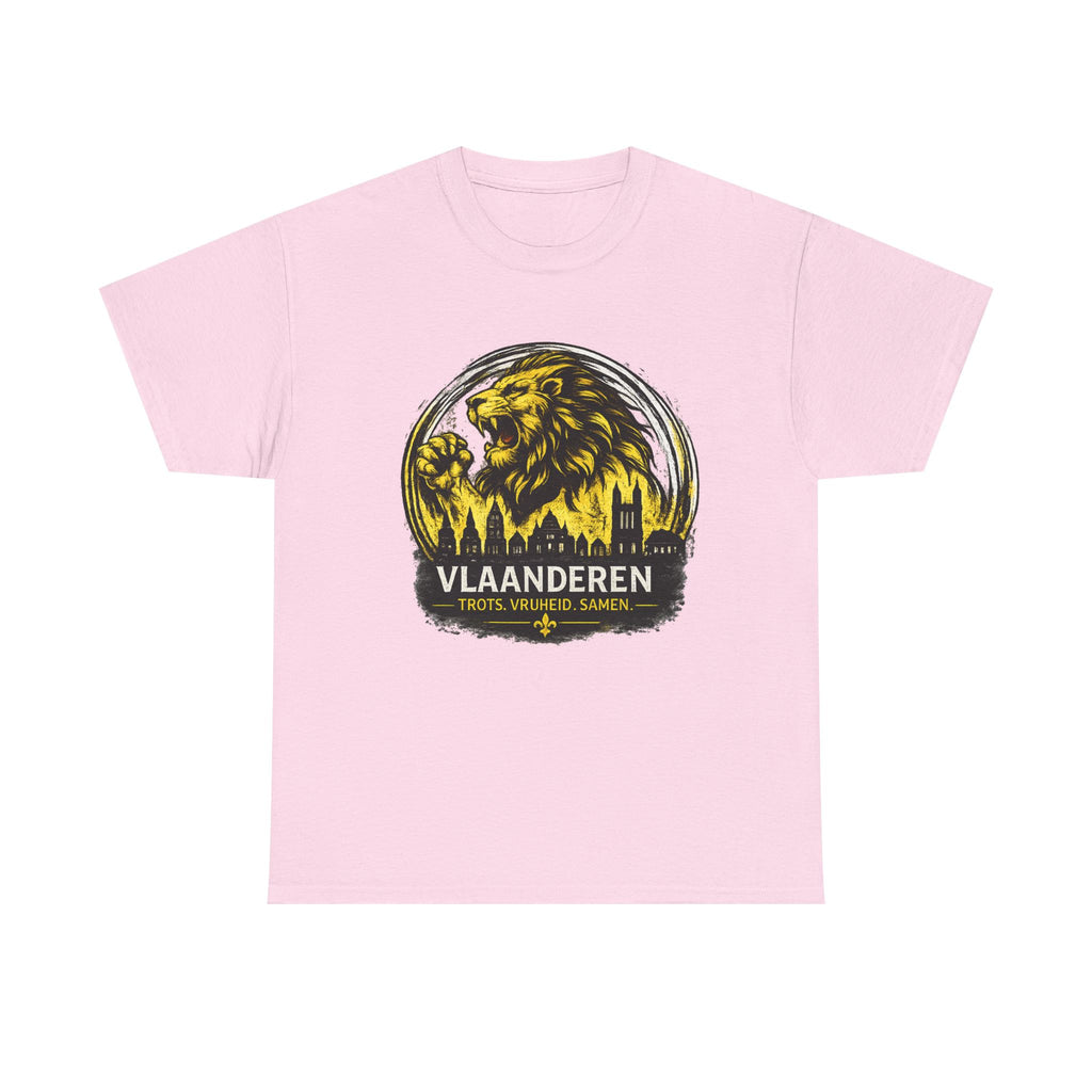 Premium Vlaamse Leeuw Vlaanderen T-Shirt – In Hart en Daad | VlaamseKracht®