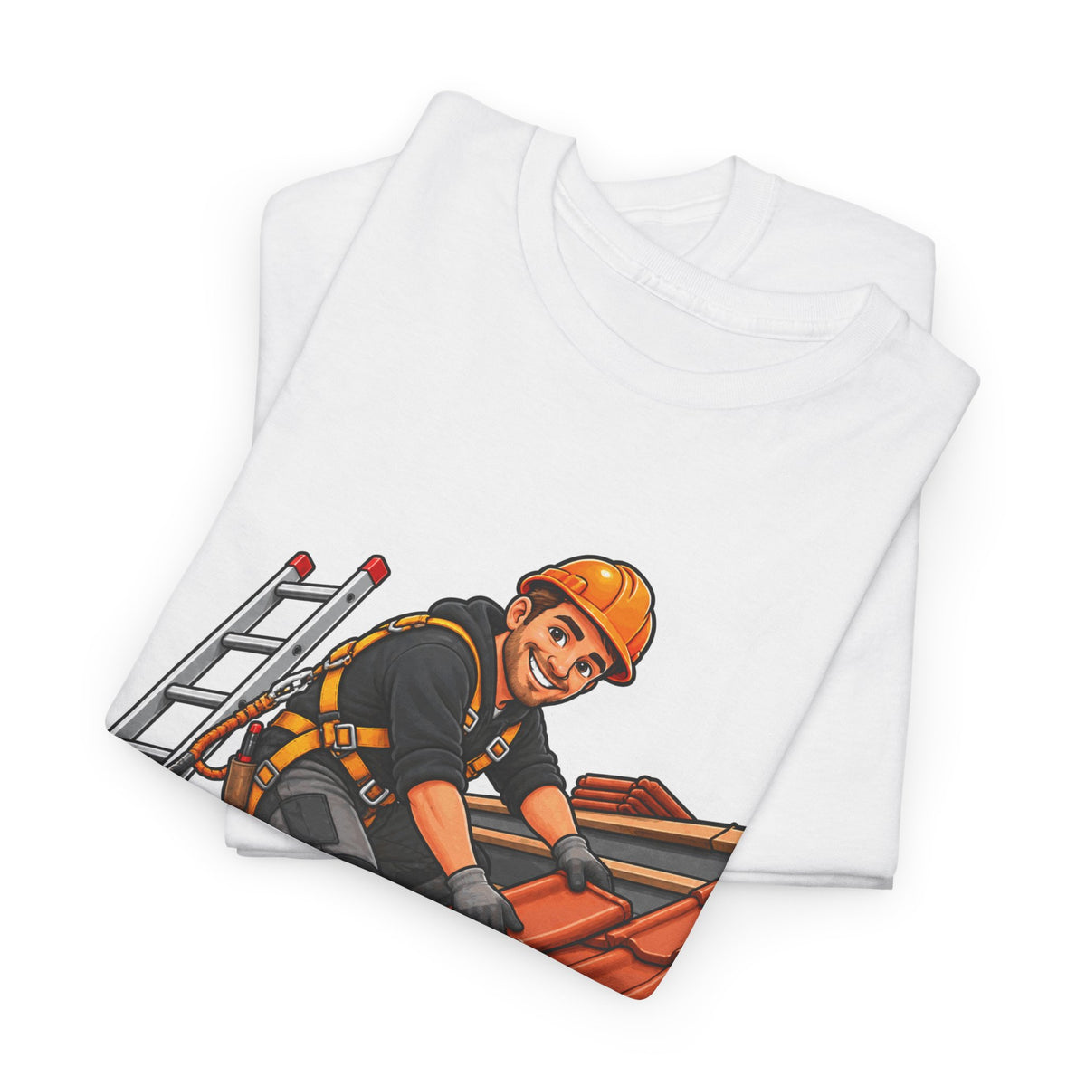 DROOG BOVEN HET HOOFD! Unisex T-shirt | De Dakwerker | VlaamseKracht®