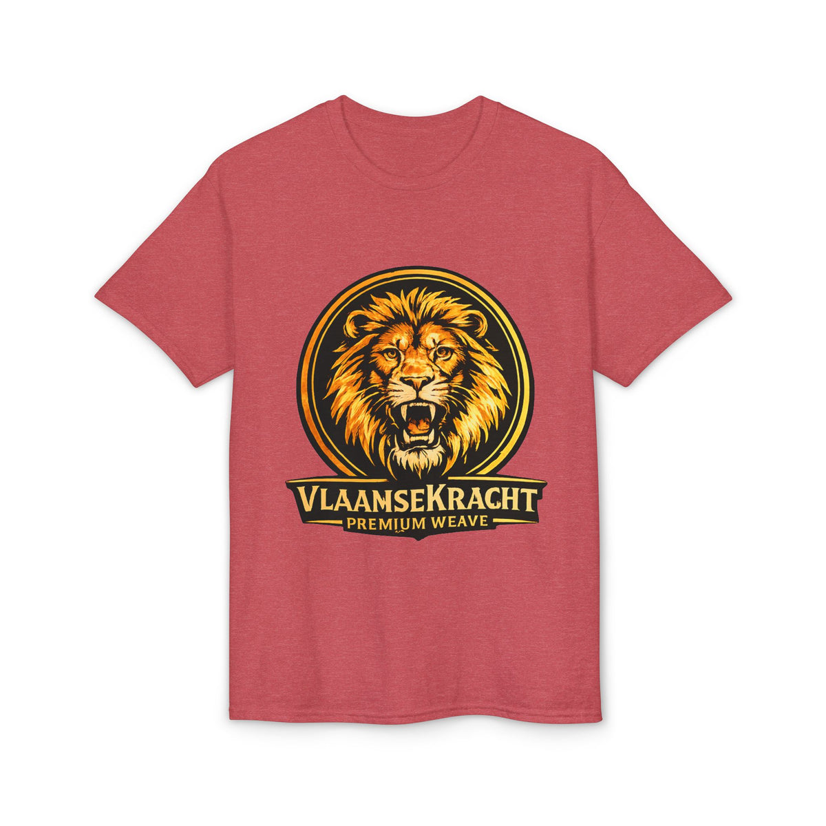 VlaamseKracht Roaring Lion Graphic T-Shirt — Premium Belgian Pride Tee
