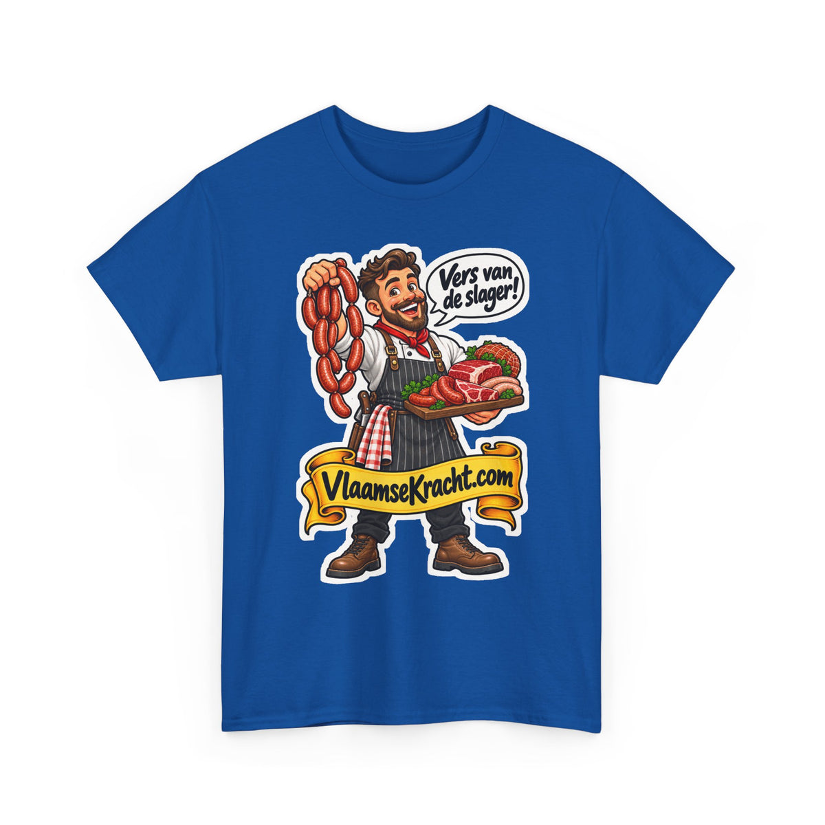 VERS VAN DE SLAGER! Unisex T-shirt | De Slager | VlaamseKracht®