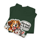 MIJN BAASJE IS DE BESTE! Unisex T-shirt | Hond & Kat | VlaamseKracht®