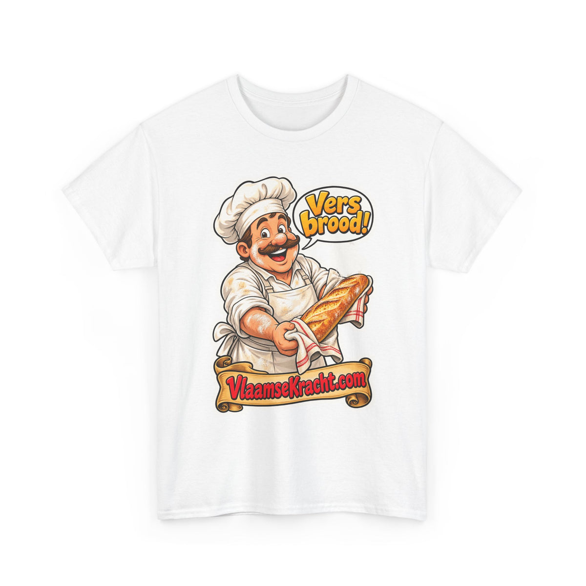 VERS BROOD! Unisex T-shirt | De Bakker | VlaamseKracht®