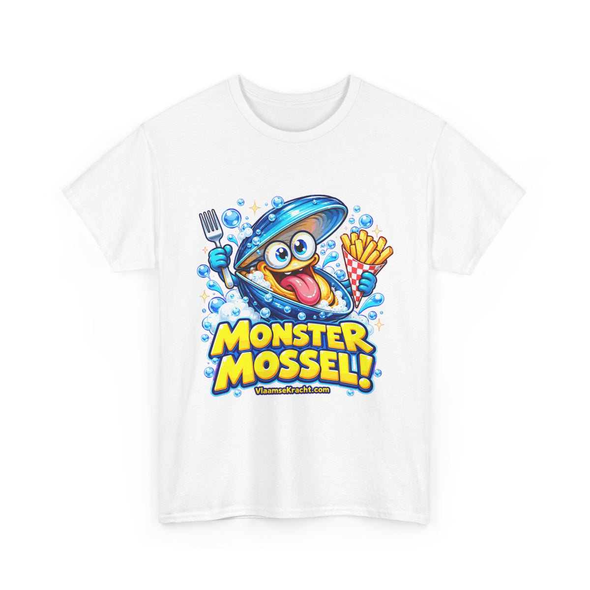 MONSTER MOSSEL! Unisex T-shirt | Cartoon | VlaamseKracht®