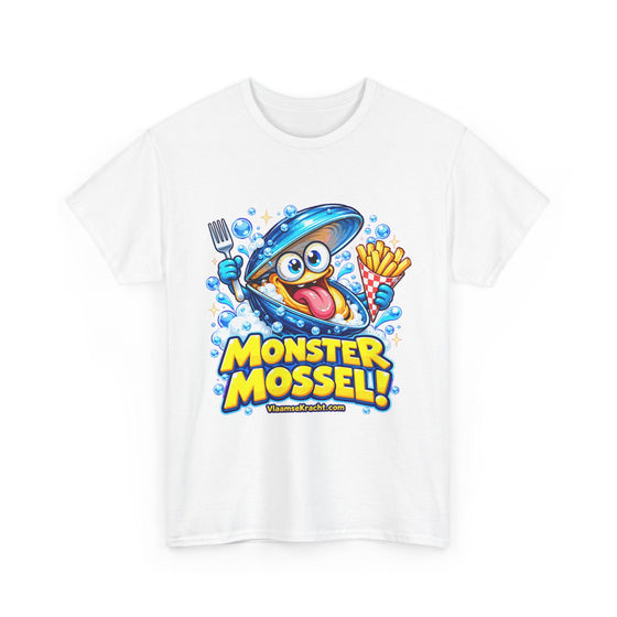 MONSTER MOSSEL! Unisex T-shirt | Cartoon | VlaamseKracht®