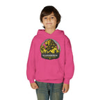 Premium Vlaamse Leeuw Youth Heavy Blend Hooded Sweatshirt | VlaamseKracht®