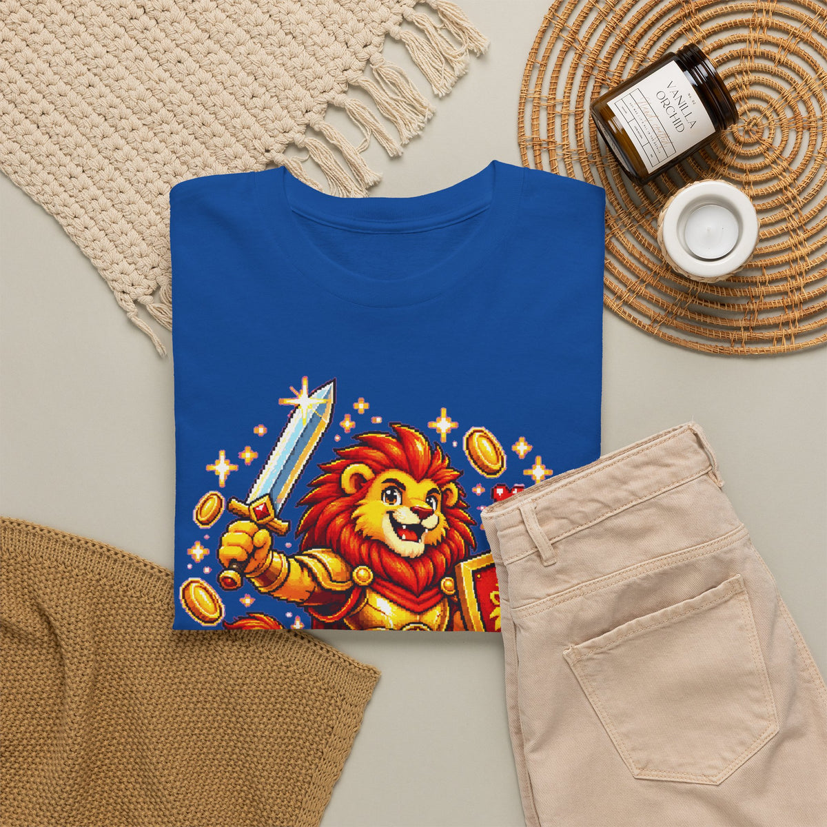 KLAAR VOOR DE STRIJD! Unisex T-shirt | Pixel Art | VlaamseKracht®