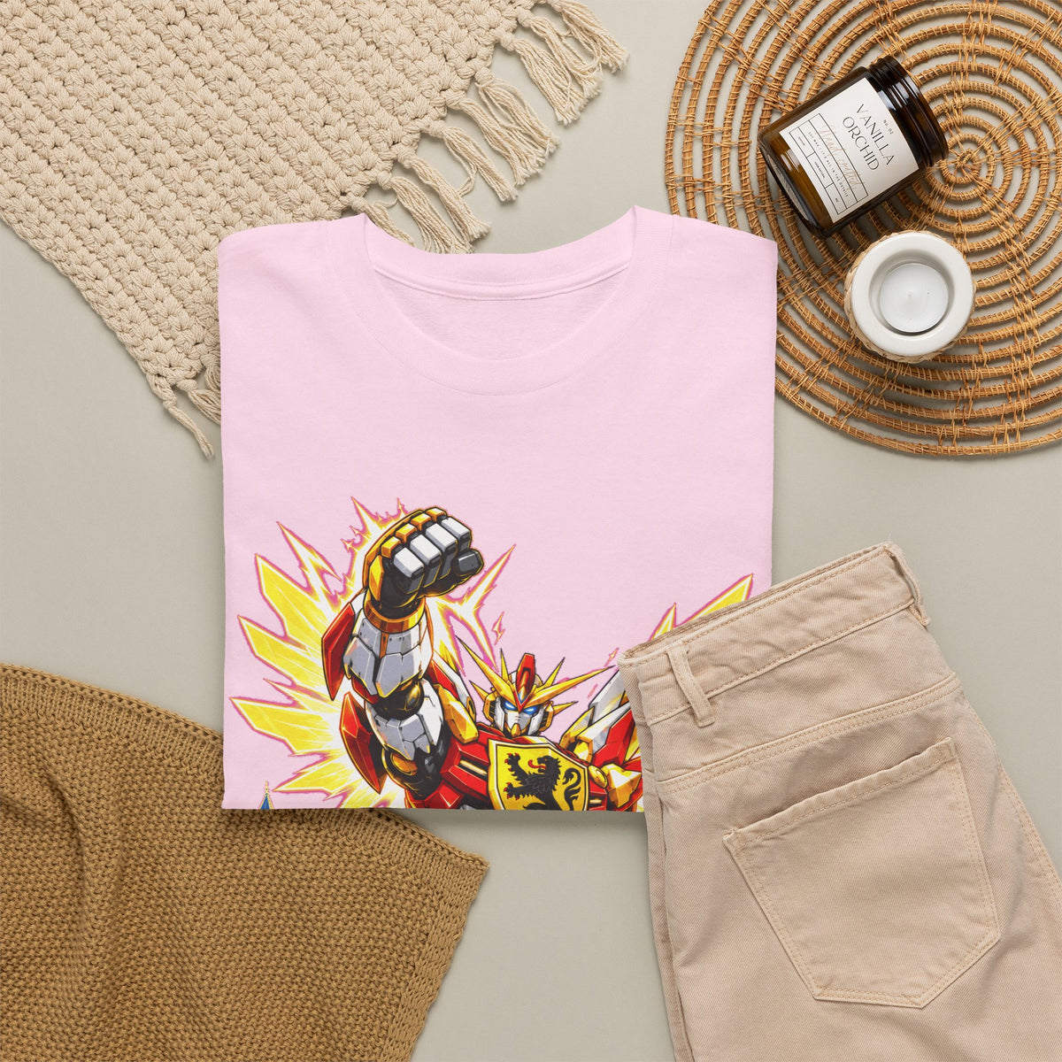 MECHA LEEUW! Unisex T-shirt | Anime | VlaamseKracht®