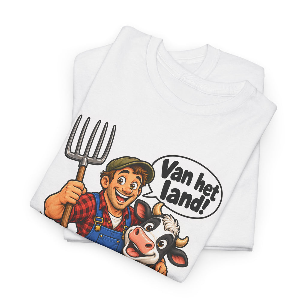 VAN HET LAND! Unisex T-shirt | De Landbouwer | VlaamseKracht®