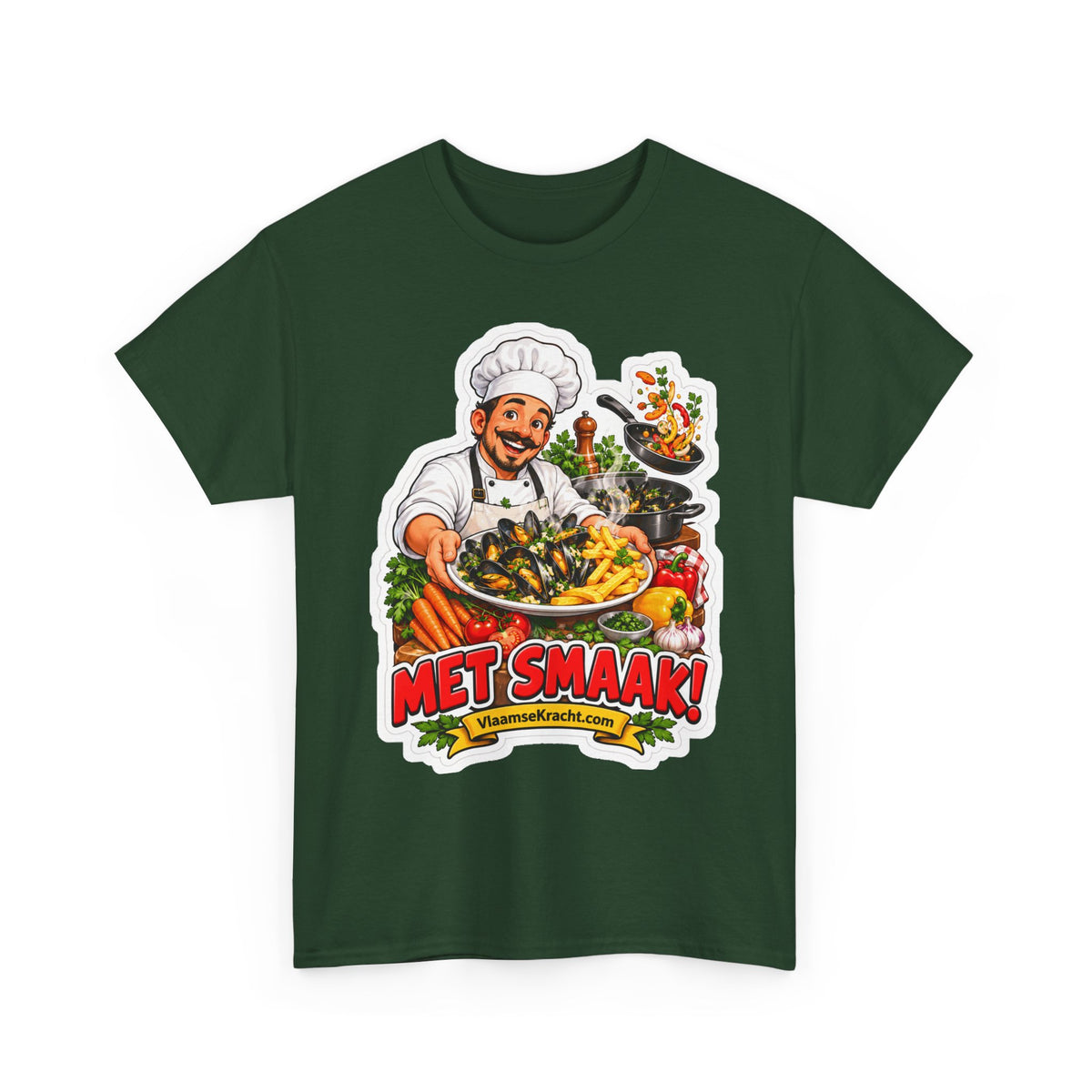 MET SMAAK! Unisex T-shirt | De Kok | VlaamseKracht®