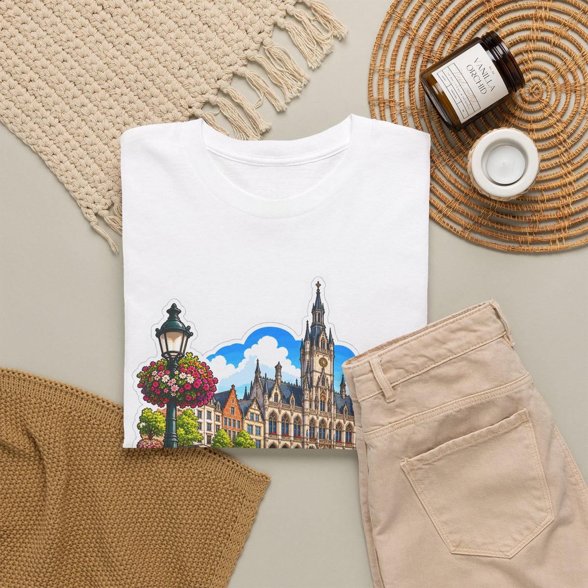 SINT-NIKLAAS Unisex T-shirt | Vlaamse Stad | VlaamseKracht®