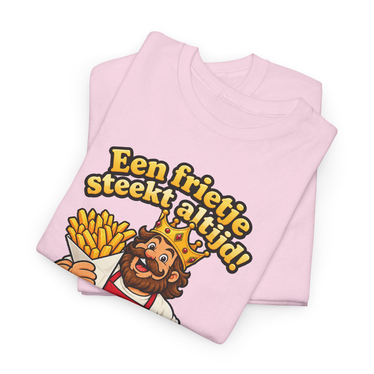 FRIETKONING Unisex T-shirt | Vlaamse Humor | VlaamseKracht®