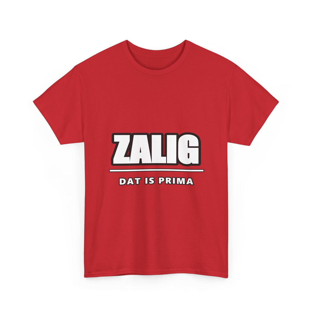 ZALIG Unisex T-shirt | Vlaamse Humor | VlaamseKracht®