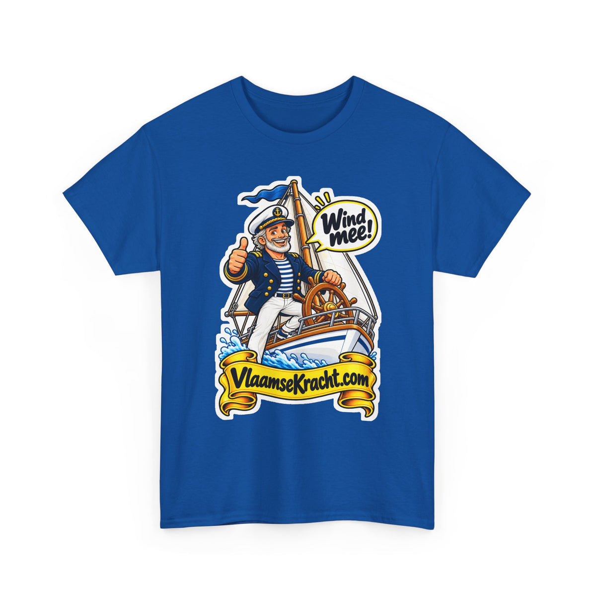 WIND MEE! Unisex T-shirt | De Zeiler | VlaamseKracht®