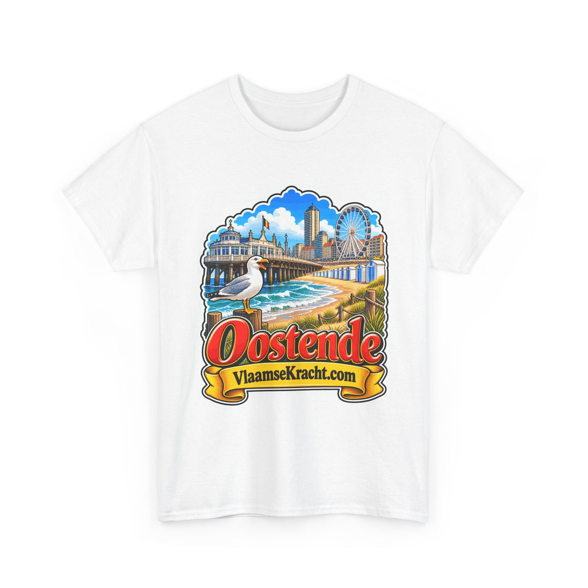 OOSTENDE Unisex T-shirt | Vlaamse Stad | VlaamseKracht®