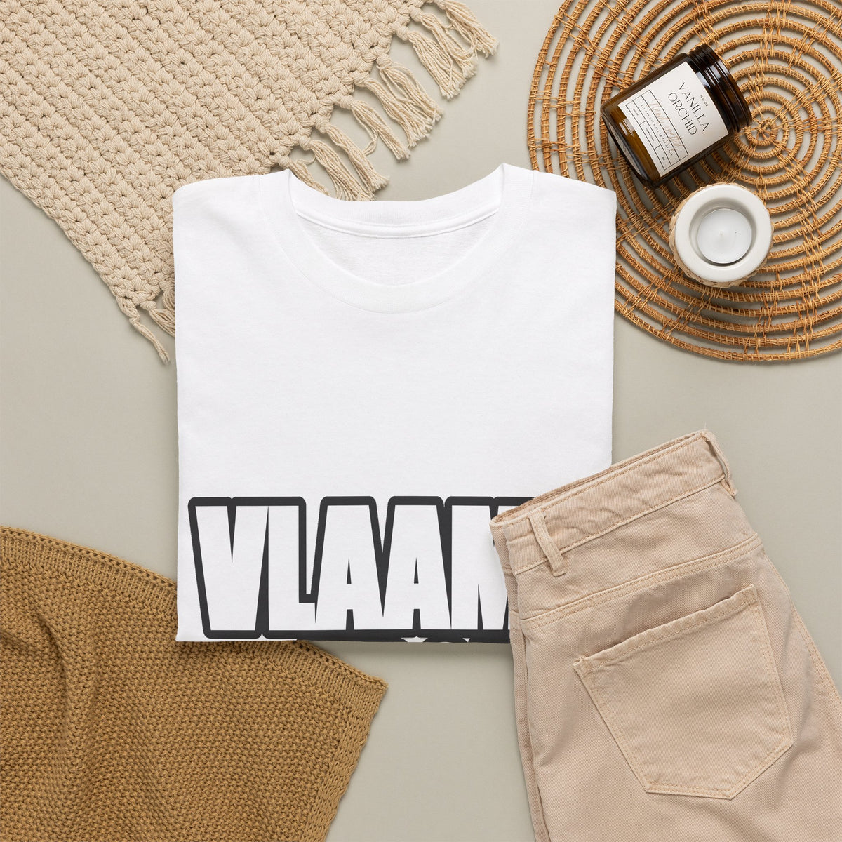 VLAAMS & TROTS Unisex T-shirt | Vlaamse Trots | VlaamseKracht®