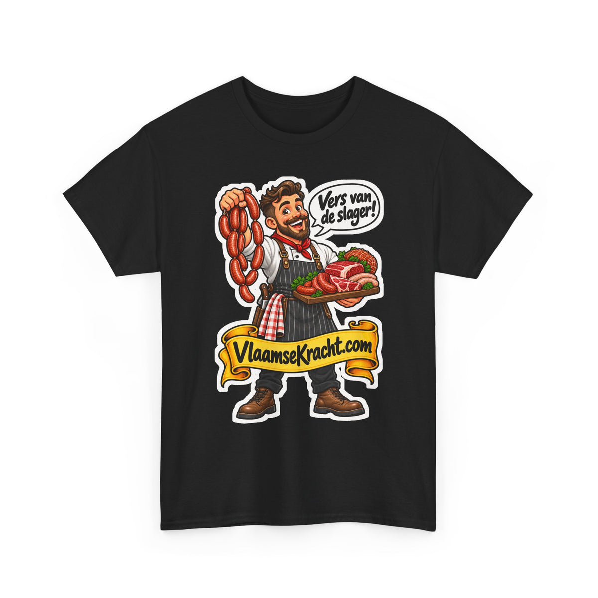 VERS VAN DE SLAGER! Unisex T-shirt | De Slager | VlaamseKracht®