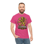 Premium Vlaamse Leeuw Vlaanderen Color Edition T-Shirt | In Hart en Daad | Unisex  | VlaamseKracht®