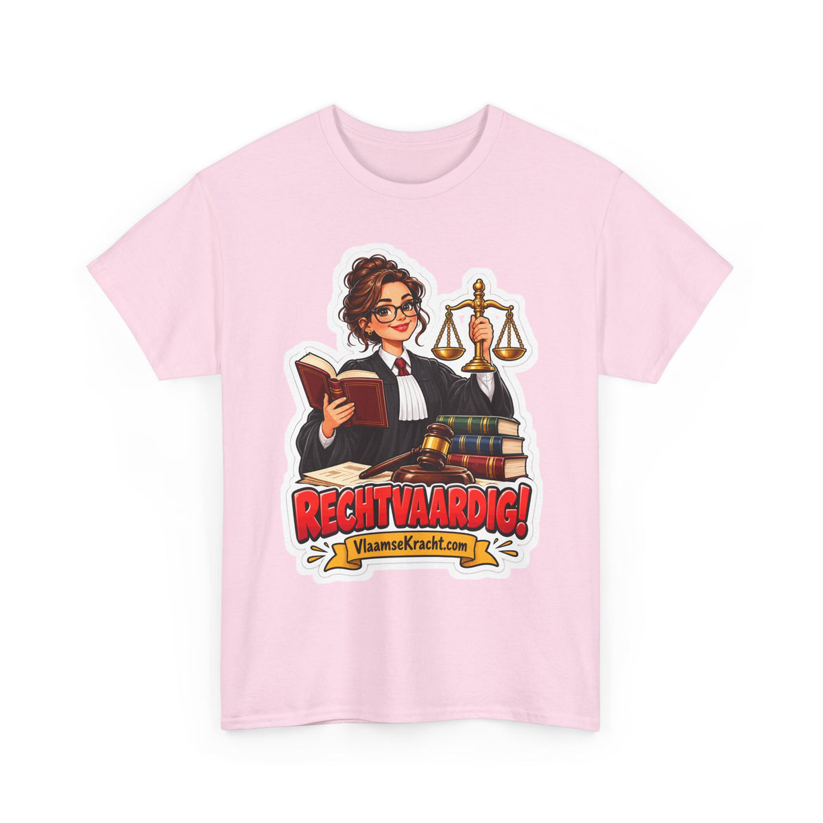RECHTVAARDIG! Unisex T-shirt | De Advocaat | VlaamseKracht®