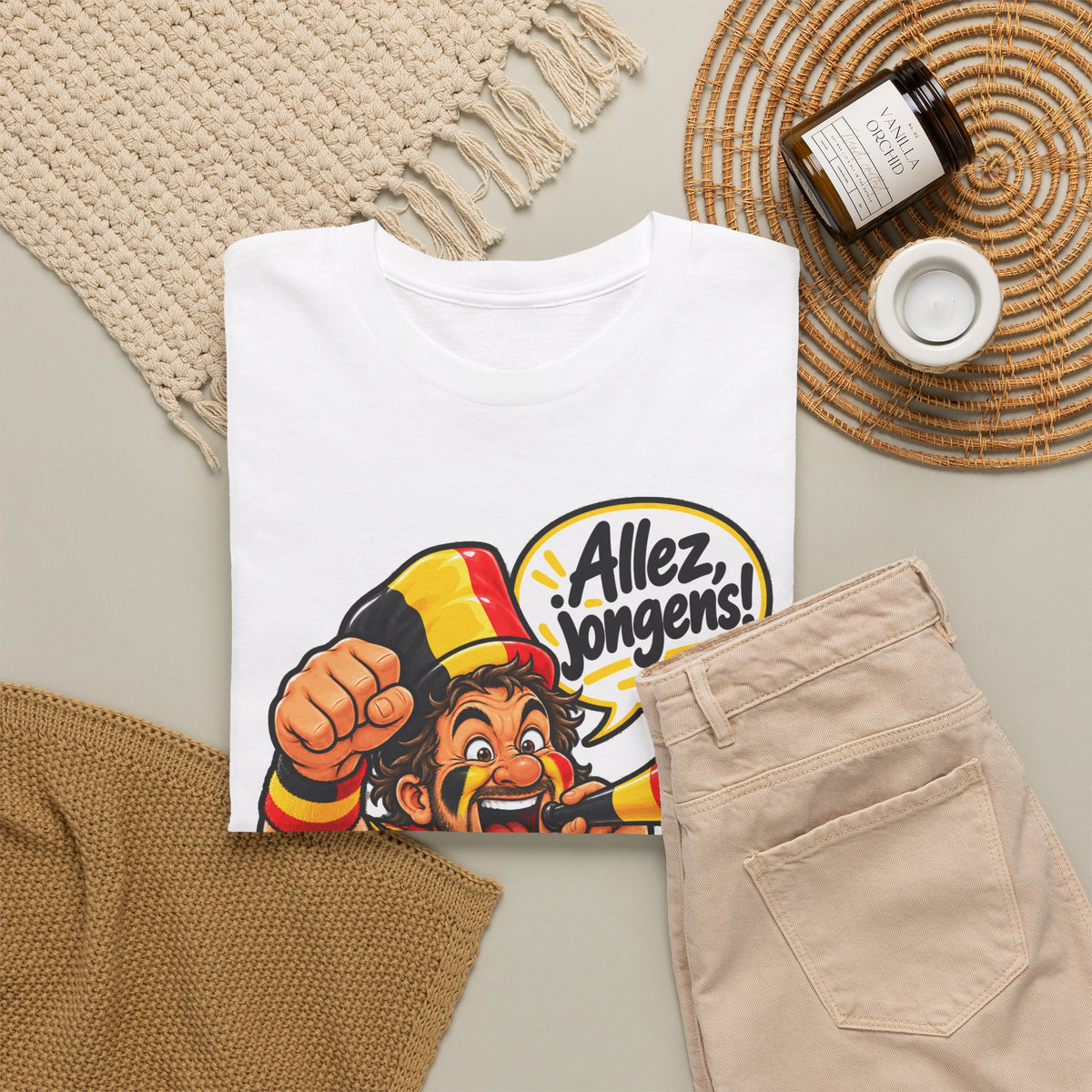 ALLEZ, JONGENS! Unisex T-shirt | Belgische Supporter | VlaamseKracht®