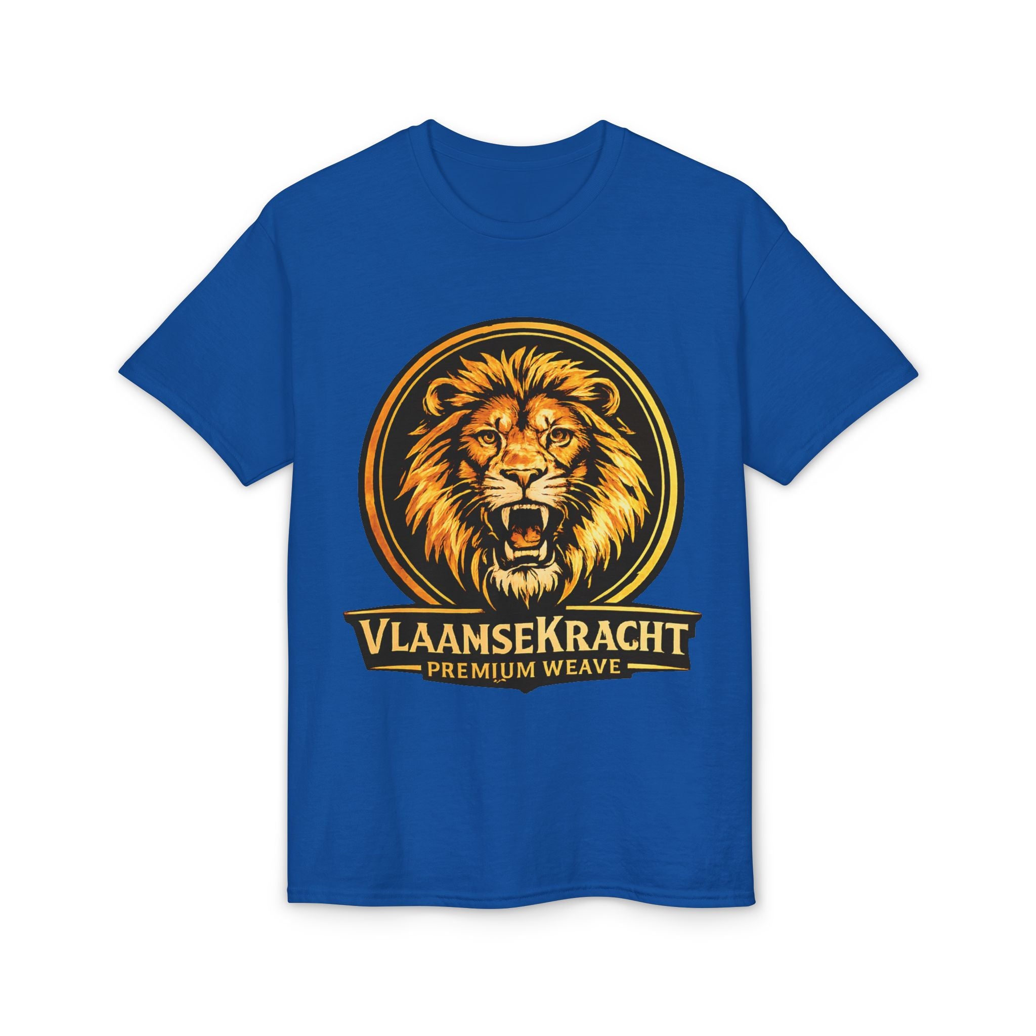 Lion Crest T-Shirt — VlaamseKracht Premium Weave Graphic Tee