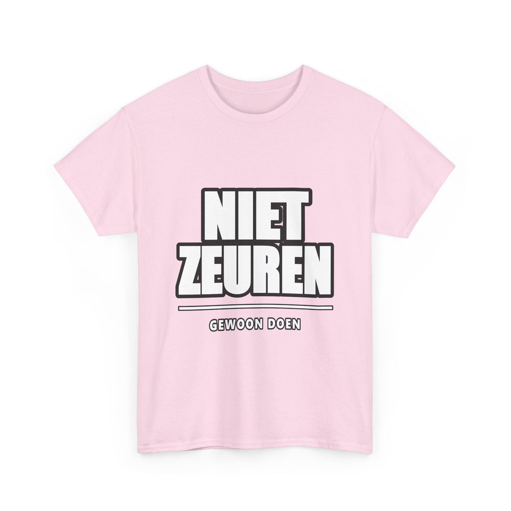 NIET ZEUREN Unisex T-shirt | Vlaamse Humor | VlaamseKracht®