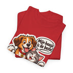 MIJN BAASJE IS DE BESTE! Unisex T-shirt | Hond & Kat | VlaamseKracht®
