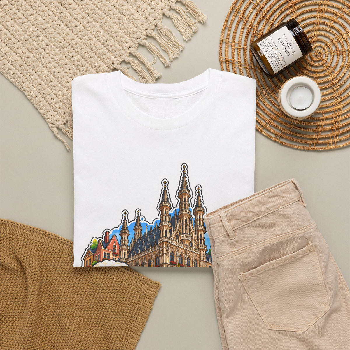 LEUVEN Unisex T-shirt | Vlaamse Stad | VlaamseKracht®