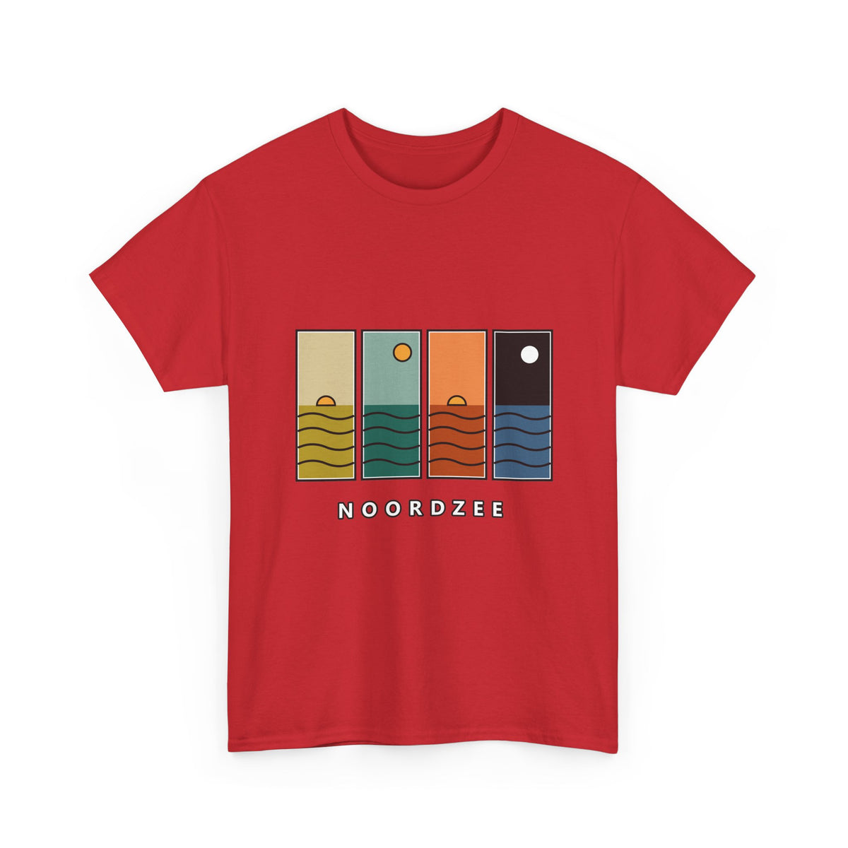 Noordzee Unisex T-shirt | Vier Momenten | VlaamseKracht®