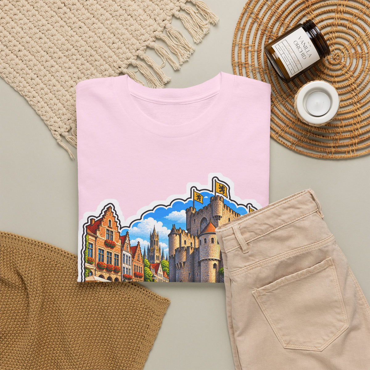 GENT Unisex T-shirt | Vlaamse Stad | VlaamseKracht®
