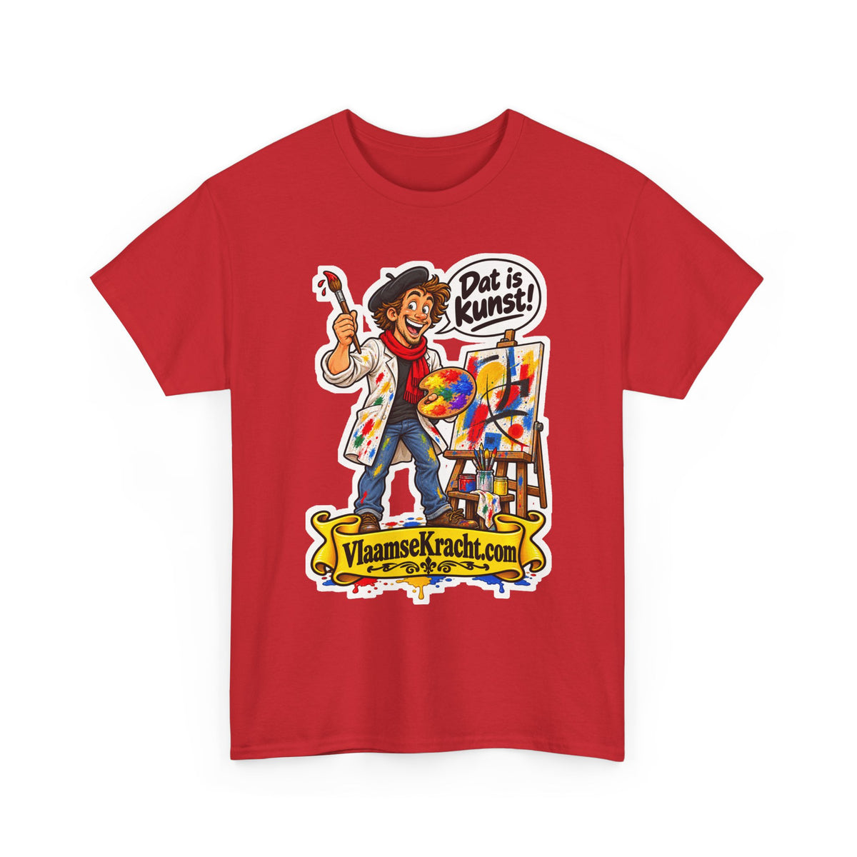 DAT IS KUNST! Unisex T-shirt | De Kunstenaar | VlaamseKracht®
