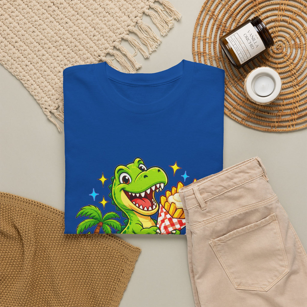 FRIETOSAURUS! Unisex T-shirt | Cartoon | VlaamseKracht®